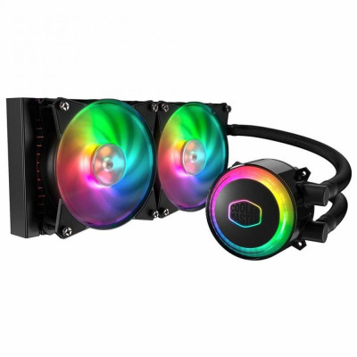 Водяное охлаждение для CPU CoolerMaster MasterLiquid ML240R RGB 230W LGA1151//AM4 MLX-D24M-A20PC-R1