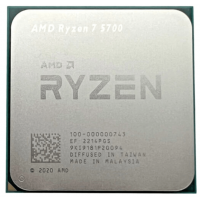 Процессор AMD Ryzen 7 5700 3,7Гц (4,6ГГц Turbo) AM4 8/16  4MB L2 16MB L3 65W AM4 OEM 100-000000743