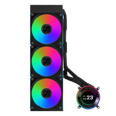 Водяное охлаждение для CPU Lian Li Hydroshift lI LCD-C 360CL Black G89.GHS2LCD36RB.00