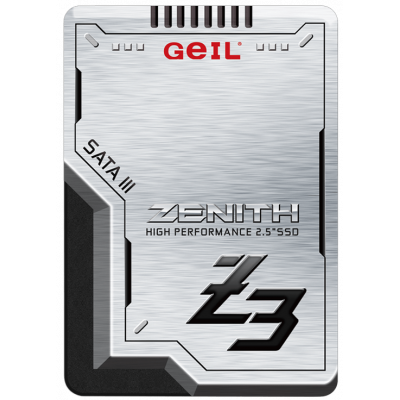 Твердотельный накопитель 1000GB SSD GEIL GZ25Z3-1TBP ZENITH Z3 Series2.5” SATAIII R520MB/s W470MB/s