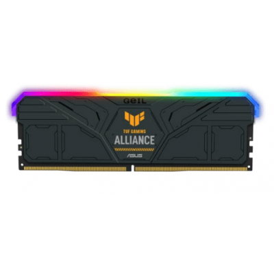 Оперативная память 32GB Kit (2x16GB) GEIL GEMINI RGB TUF 5200Mhz DDR5 CL34 GMST532GB5200C34ADC Black