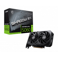 Видеокарта MSI GeForce RTX 5060 8G SHADOW 2X OC, 8Gb GDDR7 128-bit 1xHDMI 3xDP G5060-8S2C
