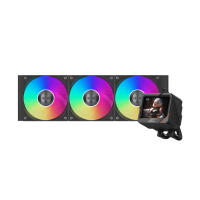 Водяное охлаждение для CPU PCCooler GT360 ARGB Display BK 115X/1200/1700/1851/AM4/AM5 Черный