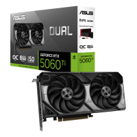Видеокарта ASUS GeForce DUAL-RTX5060TI-O8G, 8GB GDDR7 128-bit 1xHDMI 3xDP DUAL-RTX5060TI-O8G