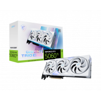 Видеокарта MSI GeForce RTX 5060 Ti 16G GAMING TRIO OC WHITE, 16Gb GDDR7 128-bit 1xHDMI 3xDP