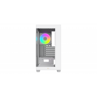 Корпус Ocypus Gamma C52 WH ARGB mATX/ITX 3xUSB Белый Gamma-C52-WHD300XX-GL