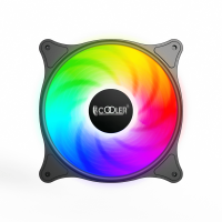 Вентилятор для корпуса PCCooler FX-120-3 LED SRGB 120mm 3 pin + Molex 1200 RPM Black