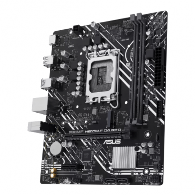 Материнская плата ASUS PRIME  H610M-F D4 R2.0, LGA1700 2xDDR4 2xSATA3 1xM.2 1xHDMI mATX