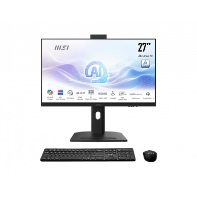 Моноблок MSI Modern AM273QP AI 1UM 27'' WQHD, Ultra 7 155U, 16Gb, 1Tb, Non-OS, Черный 1UM-003XRU
