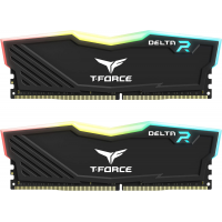 Оперативная память 16GB Kit (2x8GB) 3600MHz DDR4 Team Group DELTA RGB TF3D416G3600HC18JDC01 Black