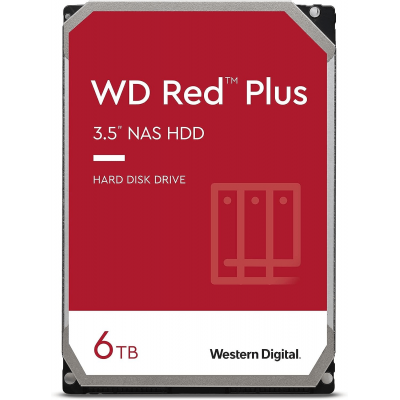 Жесткий диск для NAS систем HDD  6Tb Western Digital RED SATA 6Gb/s 3.5