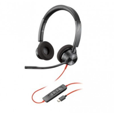 Наушники Poly Blackwire 3320 Stereo USB-C Headset +USB-C/A Adapter (8X219AA)