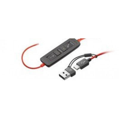 Наушники Poly Blackwire 3320 Stereo USB-C Headset +USB-C/A Adapter (8X219AA)