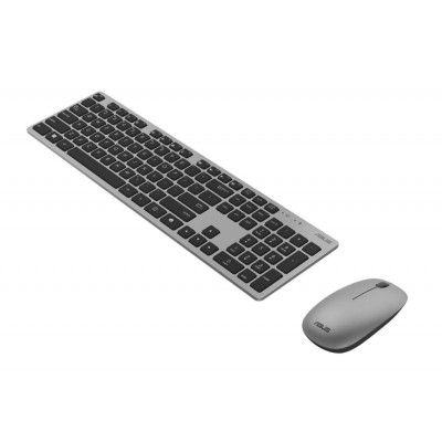Клавиатура и манипулятор Asus W5000 Wireless Keyboard and Mouse Set Grey (90XB0430-BKM330)